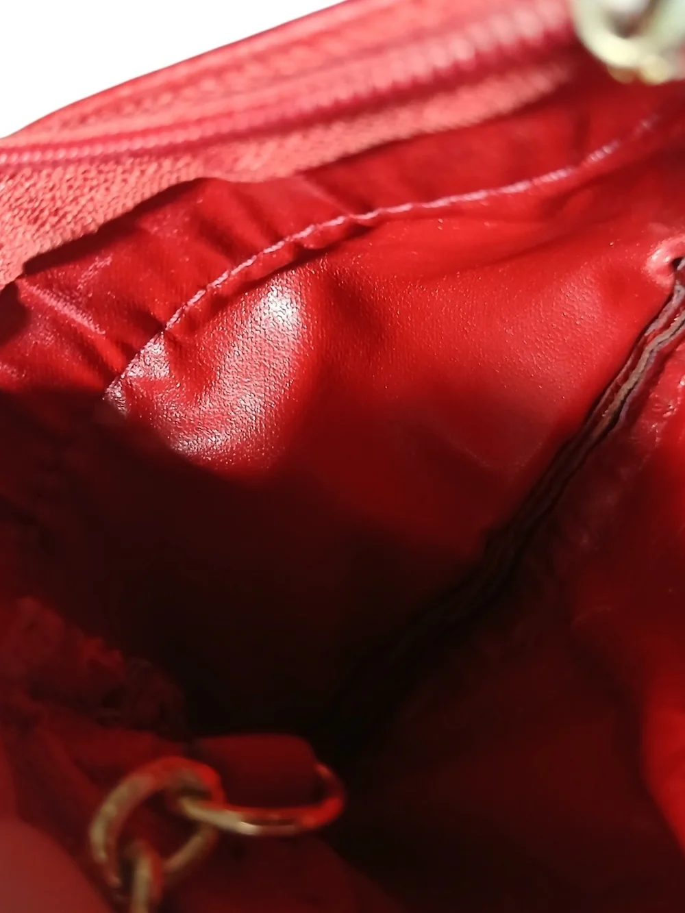 Dooney & Bourke Red Leather Key Coin Pouch